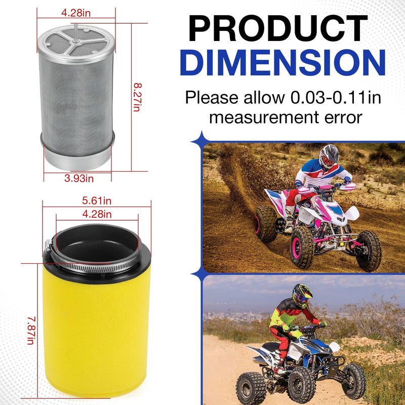 Honda TRX450ER TRX450R Air Filter Cleaner With Cage (2006–2014)