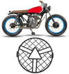 Cafe Racer Bobber 6.5" Headlight Grill Guard Light Cover