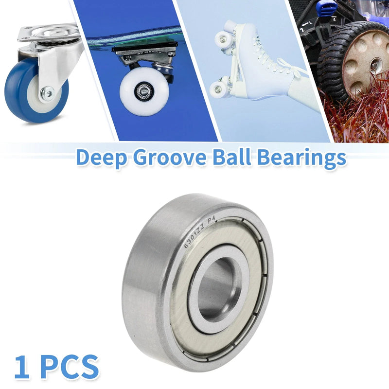 Scooter Skateboard Deep Groove Ball Bearing P4 12x37x12mm 1 Pc