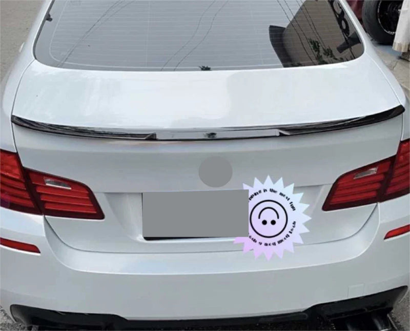 BMW 5 Series F10 F18 Rear M4 Style Spoiler Wing Glossy Black (2011-2017)