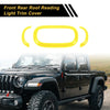 Jeep Wrangler JK Blue Front Rear Roof Reading Light Trim Covers (2011-2017)