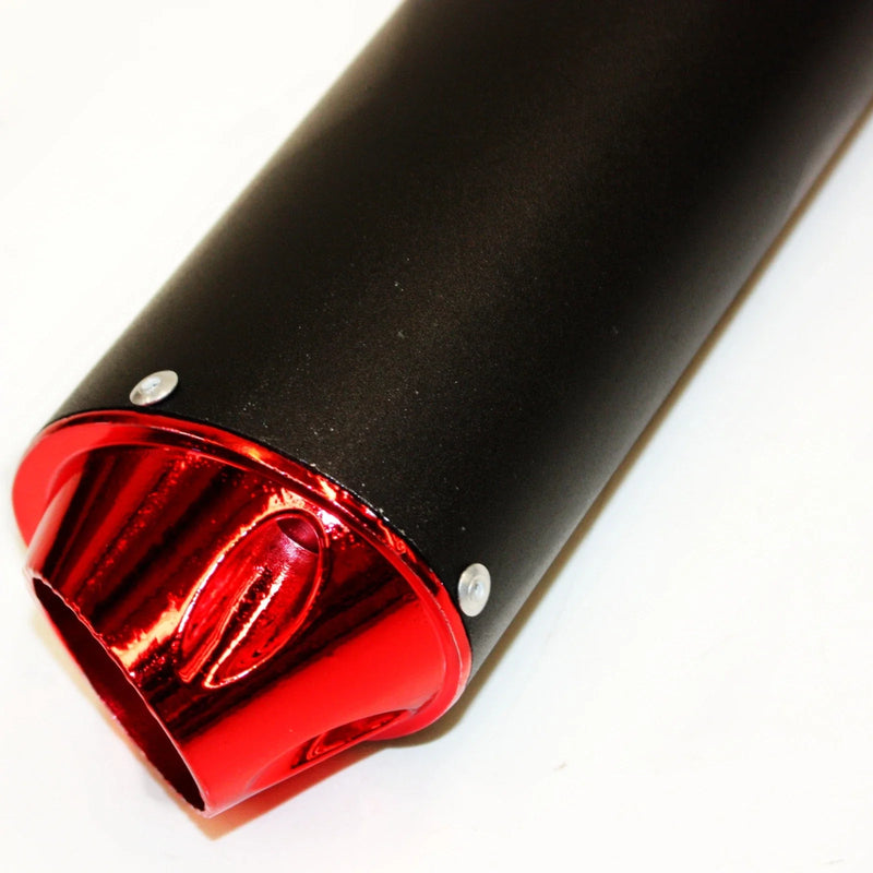 125cc 140cc 150cc PIT PRO Dirt Bike 38mm RED Alloy Exhaust Muffler + Clamp