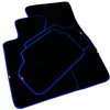 BMW X6M Series F86 SUV with Blue Trim AutoWin Black Floor Mats (2015-2019)