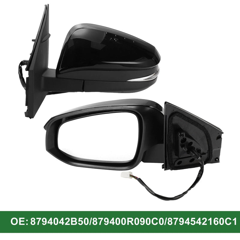 Toyota RAV4 Left Side Door Mirror Gloss Black (2013–2015)