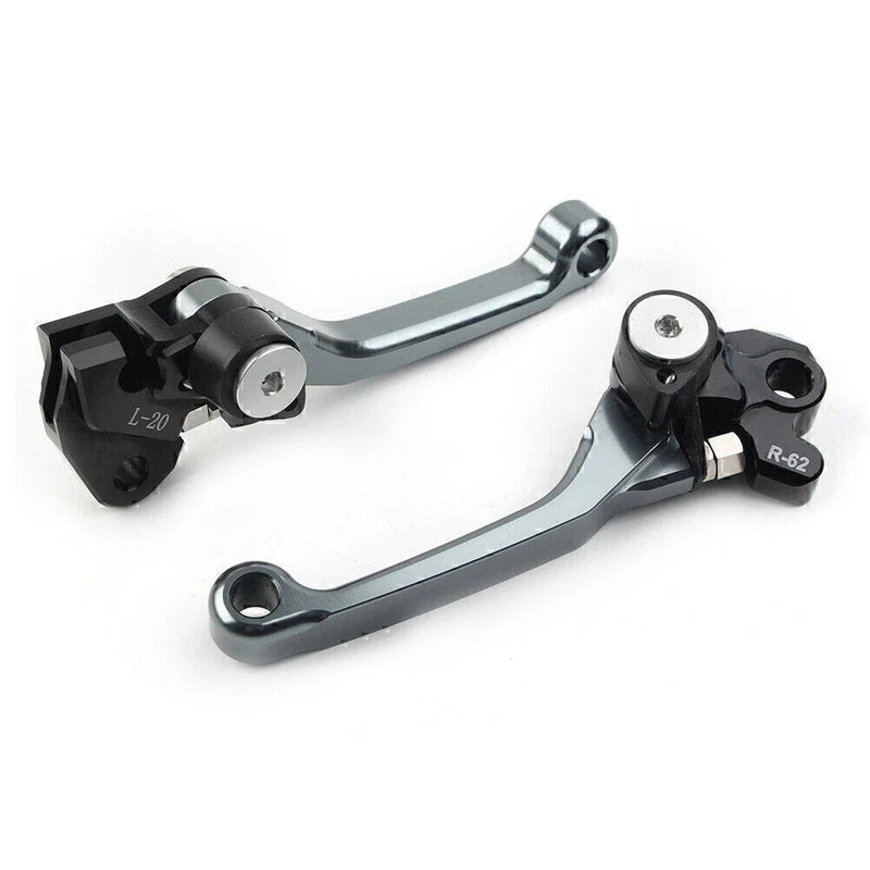 Suzuki RMZ450 Grey Brake Clutch Levers (2005-2022)