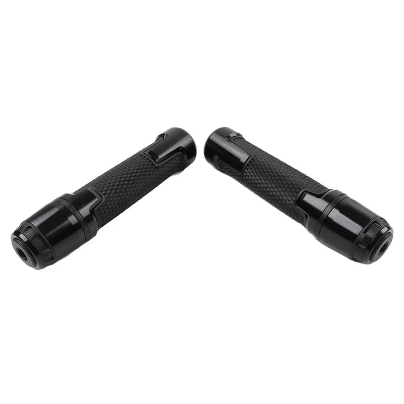 Harley, Honda 22MM 7/8" Black Motorcycle Handlebar Grips & Bar Ends