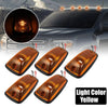 Chevrolet K2500 5 x Top Cab Marker Light Yellow Covers