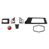 BMW 3 Series E90 E92 E93 Steering Wheel Panel Cover Trim Kit (2005-2012)