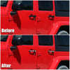 Jeep Wrangler 4 Door (2007-2018) Pink 5 x Door Handle Trim & Button Covers