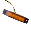 Car RV Truck Trailer 10 x Yellow 12V 6 LED Side Marker Indicator Lights