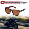 Motorcycle Motorcycle Riding Goggles 1 Pc Brown Lens Leopard Print Frame