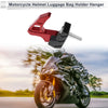 Motorcycle Square Aluminum Alloy Motorcycle Hanging Hook 50mm Length 1 Set