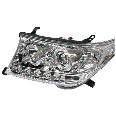 Toyota Landcruiser 200 Series 07-15 Angel Eye Projector LED 2 Headlights