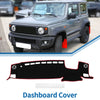 Toyota Highlander Dash Cover Mat HUD Black Red (2021–2024)