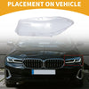 BMW 528i 1 x Car Front Left Headlight Lens Cover (2011-2011)