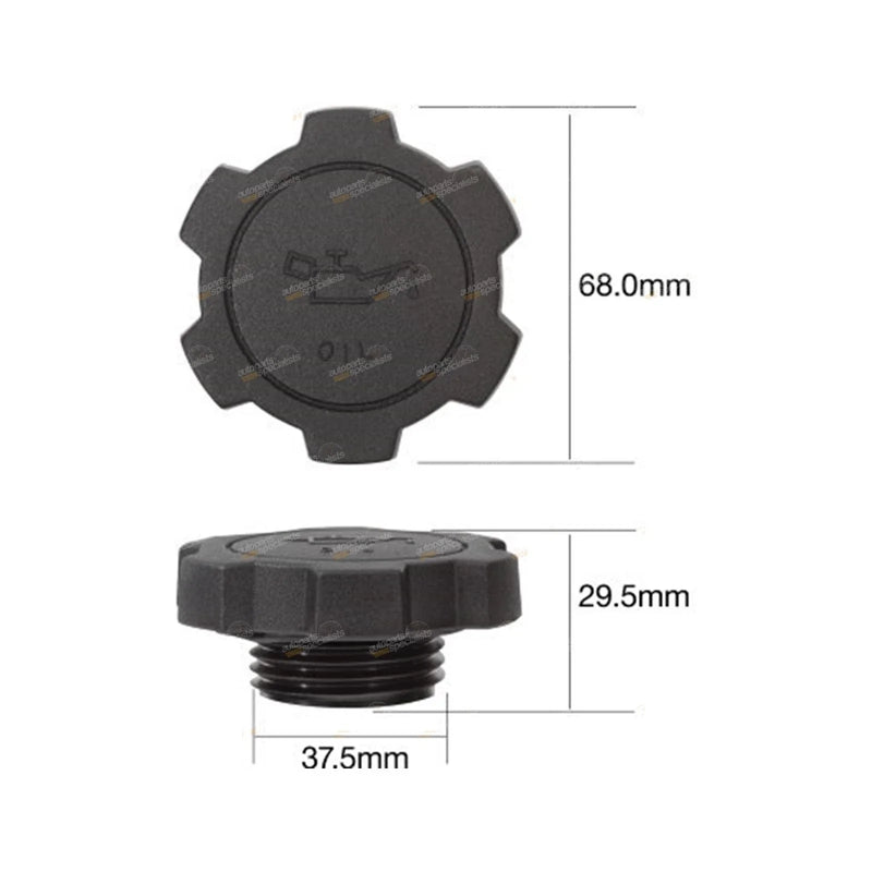 Hilux RN27 Oil Filler Cap 4cyl 2.0L 18R-C (1977–1978)