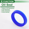 MakeModel Oil Seal 35x45x8mm Rotary Shaft Seal TPU Blue 5 Pcs