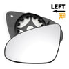 Peugeot 108, Toyota Aygo Left Side Heated White Mirror Glass (2012-2023)