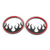 Harley Electra Glide Motorcycle Front Speaker Grill Trim Covers (14-22)