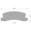 Toyota Corolla AE92 Rear Disc Brake Pad Set (1989–1994)