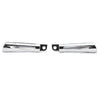 Harley Touring Road King Chrome Front Foot Pegs & Pedal Pads (1991-2015)