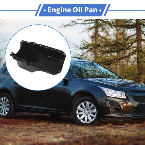 Chevrolet Astro Iron Black 1 Pcs Engine Oil Pan (1986-1995)