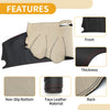 Mitsubishi Outlander 2001-2006 Black Red Anti-Slip Dashboard Cover