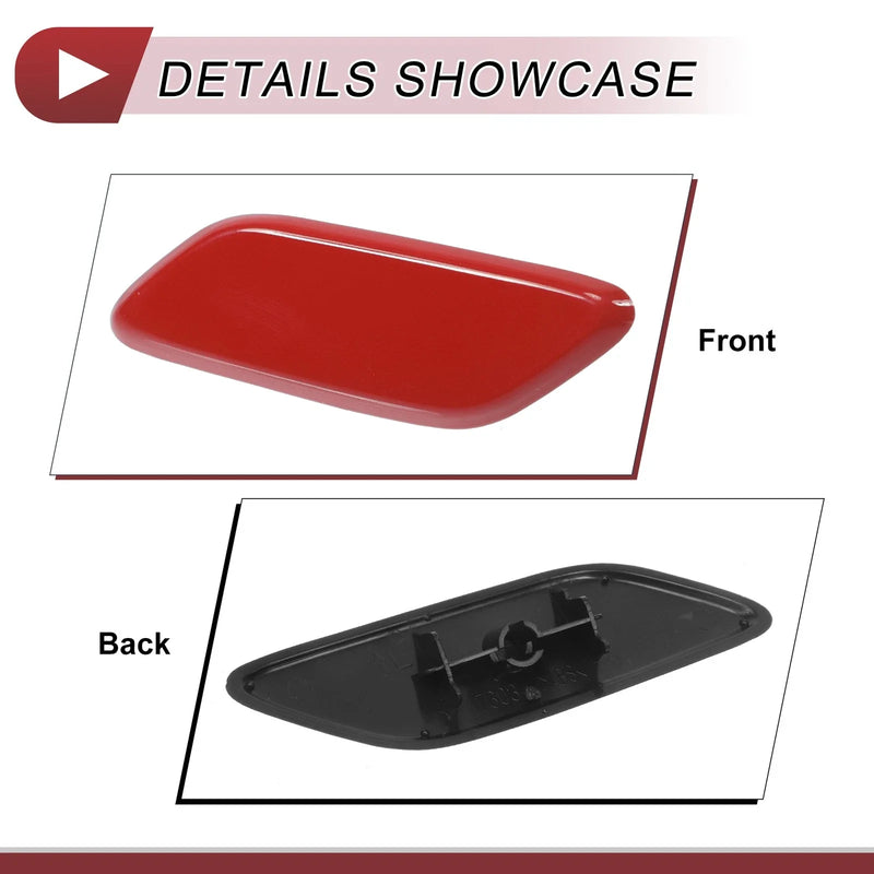 Honda CR-V 2009-2011 Red Front Left Washer Nozzle Cover