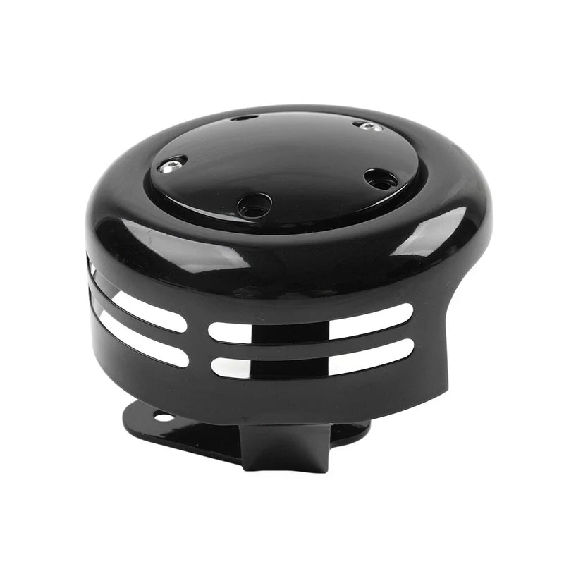 Harley Dyna Softail Sportster XL (1991-2023) Black 5 Hole Horn Cover