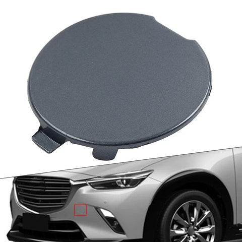 Mazda CX-3 Gray Front Bumper Towing Hook Eye Cover (2014-2023)