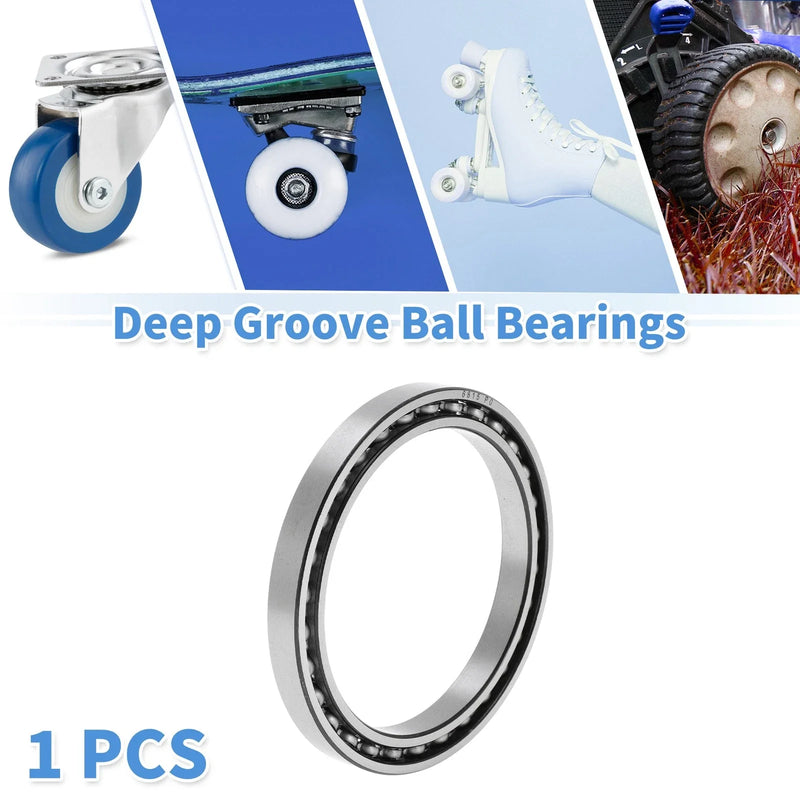 Scooter Skateboard Wheel Deep Groove Ball Bearings P0 75x95x10mm 1 Pc
