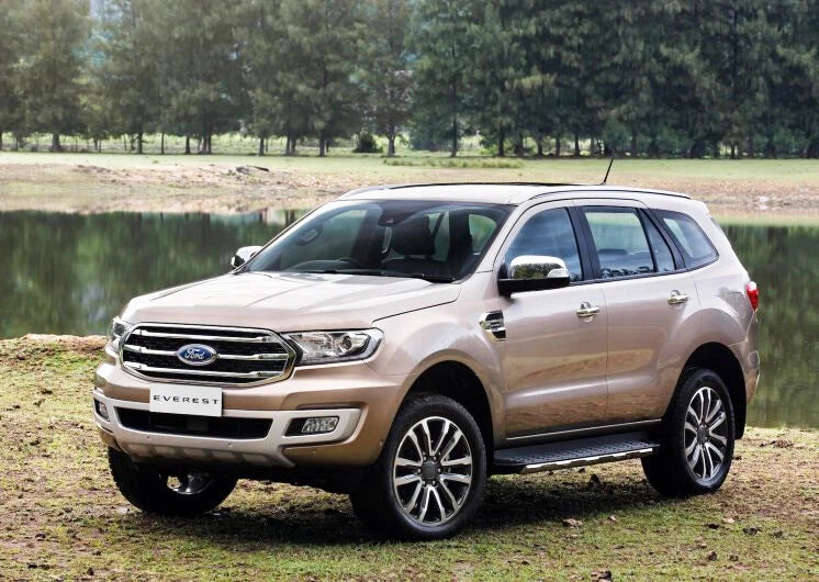 Ford Everest UAII 4 x Matte Black Body Cladding (2018-2021)