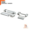 Toyota Hiace Commuter 6 x Chrome Door Handle Covers (2005-2019)