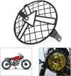 Cafe Racer Bobber 6.5" Headlight Grill Guard Light Cover