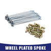 Motorcycle Scooter Wheel Plated Spoke 150mm Length with Nipples Set of 36