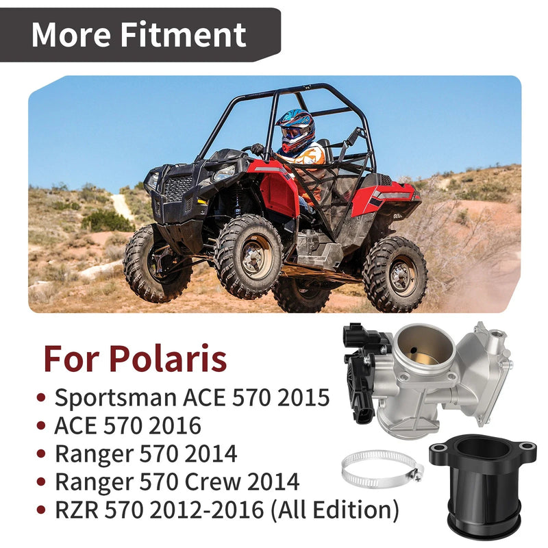 Polaris RZR 570 Throttle Body w/ Intake Manifold (2012-2016)