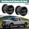 Ford F-250 (2008-2010) - Black 2 x Car Front Dashboard Air Vent