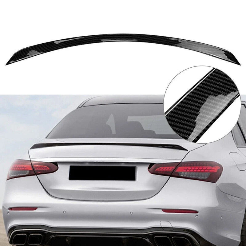 Benz W213 E260 E300 E63S Carbon Fiber Rear Window Roof Spoiler (16-21)