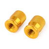 Car Motor Wheel Rim Dust Cover Ventil - Gold Tire Valve Caps