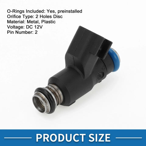 Chevrolet Impala (2006-2010) Black 1 Pc Fuel Injector 3.5L