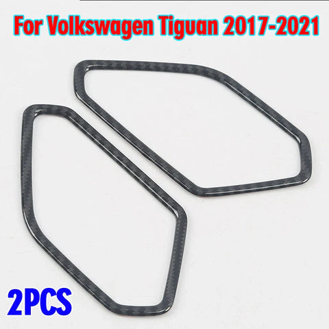 Volkswagen Tiguan 2 x Back Door Horn Frame Cover Carbon Fiber (2017–2021)
