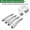 Subaru Outback Silver Tone Door Handle Cover Trim (2012-2019)