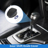 Infiniti QX50 Black Blue Faux Leather Shift Knob Cover (2019-2024)
