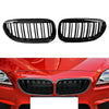 BMW E63 E64 650i M6 1 Pair ABS Front Kidney Grille (2004-2010)