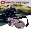 Cycling Sunglasses Set / 1 / Motorcycle Riding Goggles Multicolour Lens Pink Frame