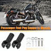 Harley Softail Passenger Foot Peg Footrest Support Mounts Clevis