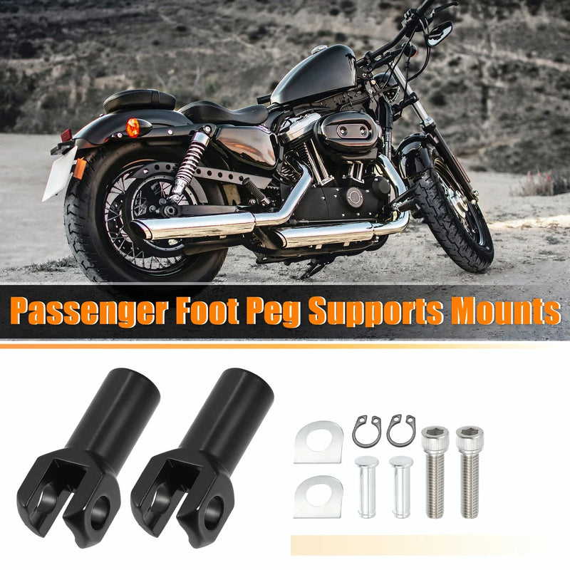 Harley Softail Passenger Foot Peg Footrest Support Mounts Clevis