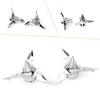 Harley Softail Touring Chrome Spun Blade Front Axle Cap Nut Cover