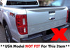 Ford Ranger MK2 Px Black Taillight Cover (2012-2019)