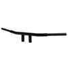 Harley Wide Glide Softail Road King Handlebar 1 1/4" Black 4" Rise T-Bar